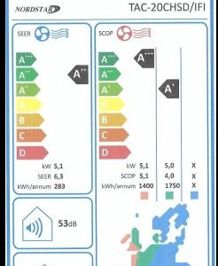 Κλιματιστικό NORDSTAR 18000 btu με wifi