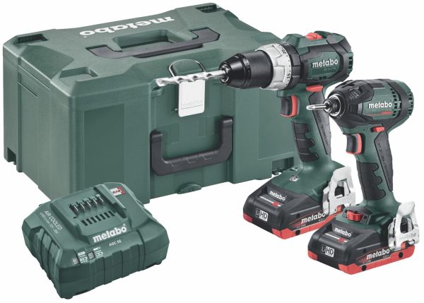 Metabo 18 Volt Combo Set Μπαταρίας 2.1.12 18 V BL LiHD SB 18 LT BL & SSD 18 LTX 200 BL