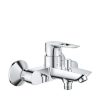 Grohe Bauloop 23602001 Αναμεικτική Μπαταρία Μπανιέρας Ασημί