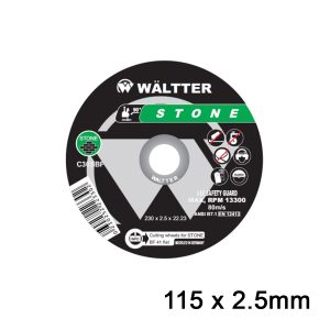 Δίσκος Κοπής Δομικών Υλικών WALTTER 115x2.5mmΔίσκος Κοπής Δομικών Υλικών WALTTER 115x2.5mm