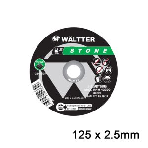 Δίσκος Κοπής Δομικών Υλικών WALTTER 125x2.5mmΔίσκος Κοπής Δομικών Υλικών WALTTER 125x2.5mm