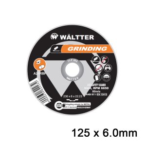 Δίσκος Λείανσης Σιδήρου / INOX WALTTER 125x6.0mmΔίσκος Λείανσης Σιδήρου / INOX WALTTER 125x6.0mm