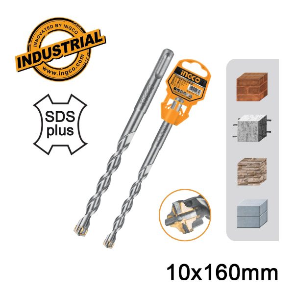 Τρυπάνι Τετράκοπο SDS plus S4L 10x160mm